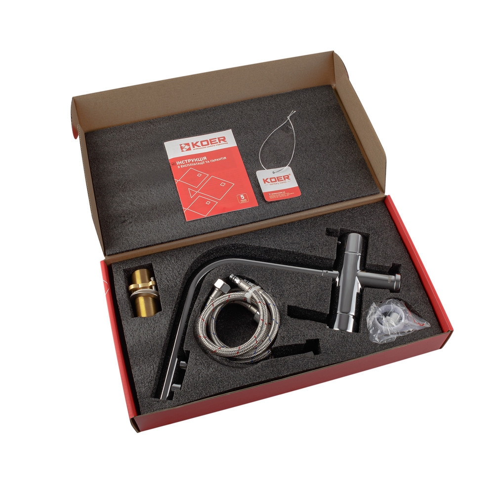 Кухонний змішувач з виходом для питної води KOER KB-72001-01 (KR3391) Харків - фото 8