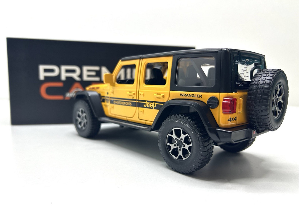 Машина Автосвіт Jeep vlanger інерційна відчиняються двері капот багажник 21см Жовта (AP-1979) Чернигов - изображение 3