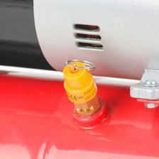 Компресор "безмасляний" 2-х поршн 3л 1 вих, 220В, 0.3 кВт, 45 л/хв, 3.2 атм INTERTOOL Мукачево - фото 6