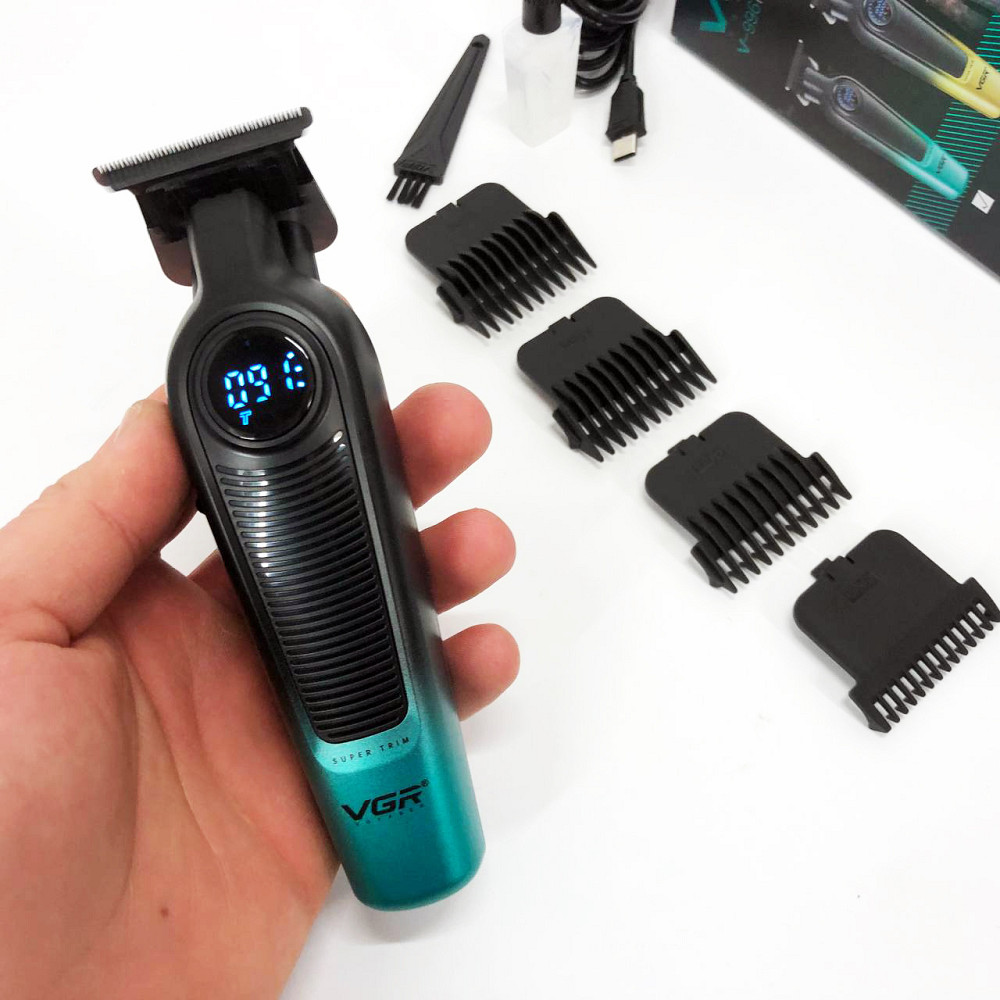 Машинка для стрижки волос с мотором VGR, Электрическая аккумуляторная машинка для стрижки QX-54 Львов - изображение 2