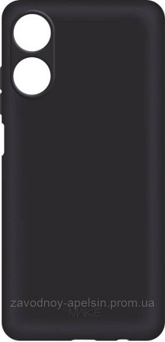 Oppo A17 Чехол Защита камеры Soft (черный) Одесса - изображение 1
