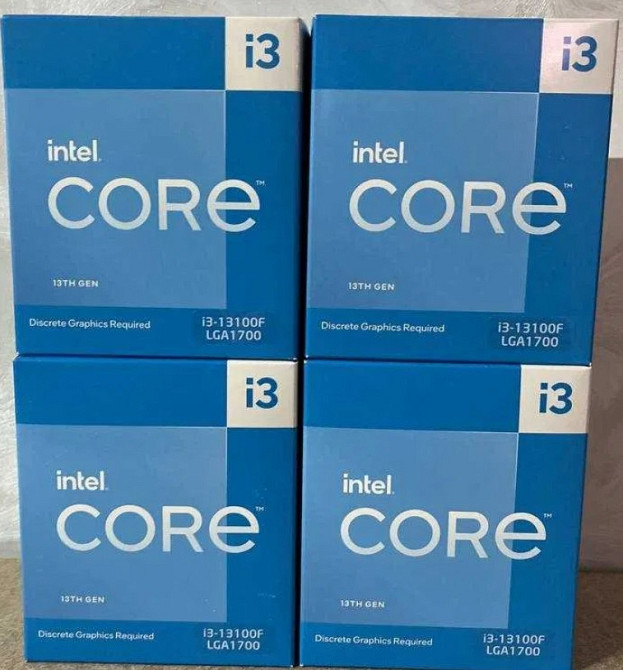 Процессор: Intel Core i3- 13100F. Новый ! Киев - изображение 1