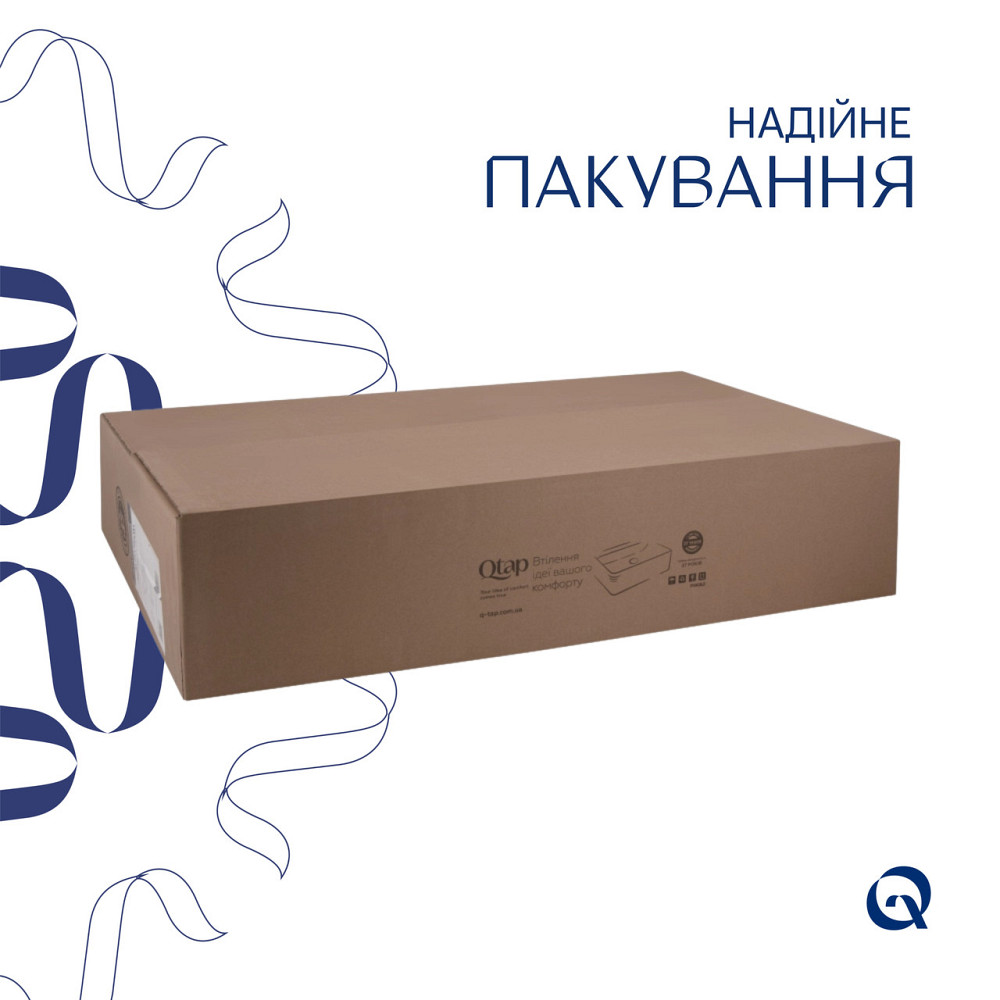 Раковина Qtap Albatross 820х460х180 White QT01113080CW1 Київ - фото 5