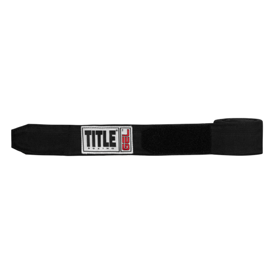Бинти для боксу TITLE Boxing Gel Iron Fist Wraps Black 3м. Каменское
