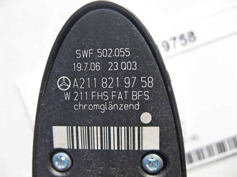 Mercedes-Benz  A2118219758 Кнопка склопідйомника пасажира з хром ободом E-Class W211 CLS C219 Одесса - изображение 4
