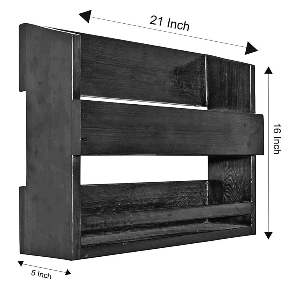 Настенная винная полка 