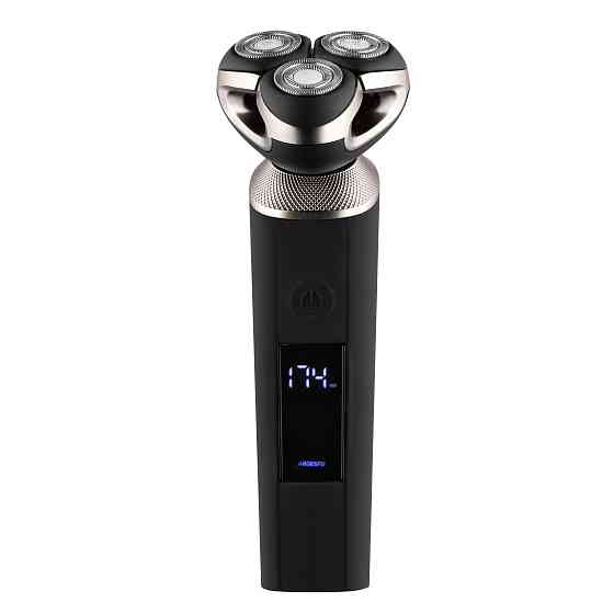 Бритва електр. ARDESTO роторна SHRR-B8WDR, 8Вт, бритв.головок-3, Li-Ion, сух.+волог., чорний Київ