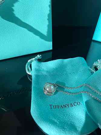 Тиффани подвеска с жемчугом / посеребрение / упакована в мешочек Tiffany Одесса