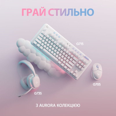 Мышка Logitech G705 Gaming Wireless/Bluetooth White (910-006367) Винница - изображение 3
