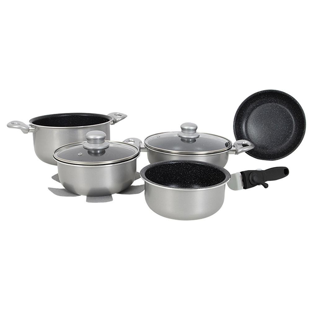 Набор посуды Gimex Cookware Set induction 8 предметов Silver (6977227) Київ - фото 1