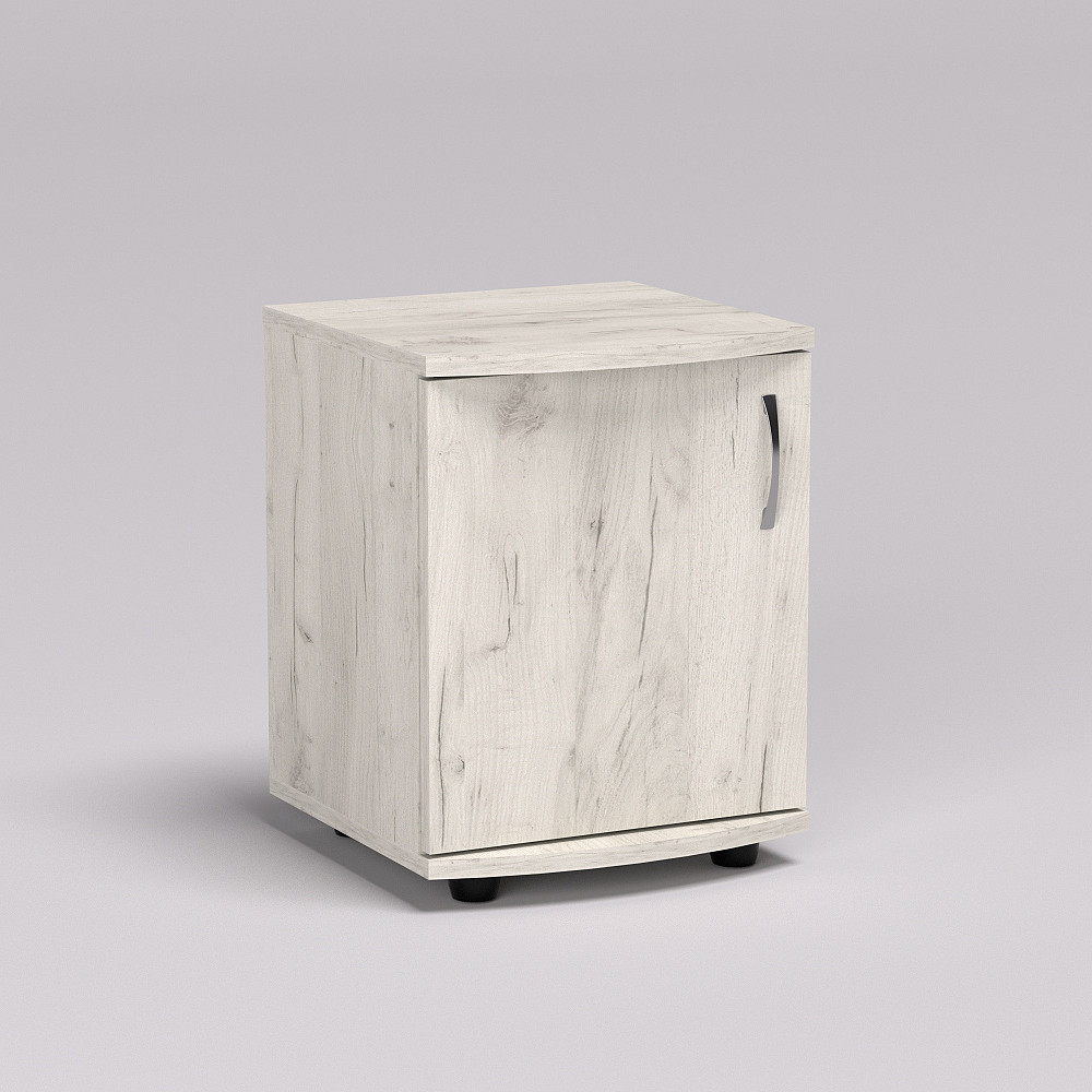 Тумба приліжкова V-3, Дуб Крафт Білий, 350/350/450 Львів - фото 2