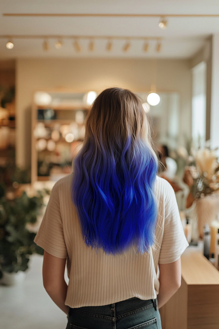 Manic Panic Amplified Rockabilly Blue Полуперманентный прямой, 100% веганский краситель синего оттенка, 118мл Днепр - изображение 2