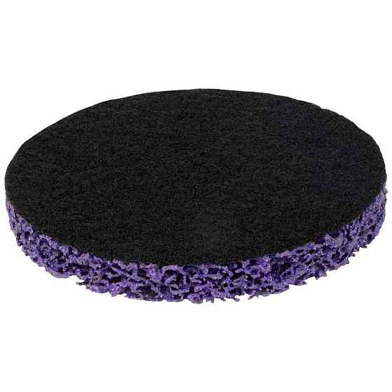 Круг зачистной из нетканого абразива (коралл) Ø125мм на липучке фиолетовый жесткий SIGMA (9176161) Киев