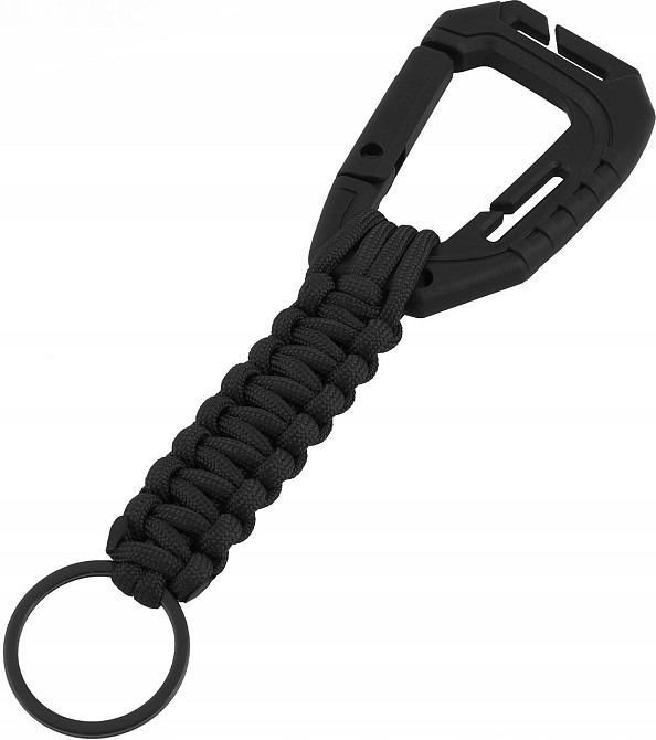 Брелок из паракорда с карабином для ключей Mil-Tec от Sturm (15908002) Black Нововолынск - изображение 2