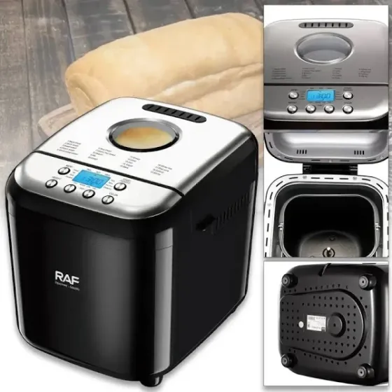 Хлібопіч Domotec/RAF R-208 600Вт, 19 програм, антипригарне покриття, таймер, режим підігріву Київ