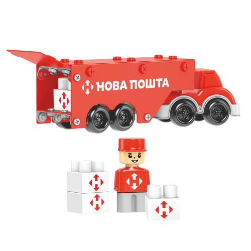 Іграшка Конструктор Фура Нова пошта металевий Технок Житомир - изображение 2