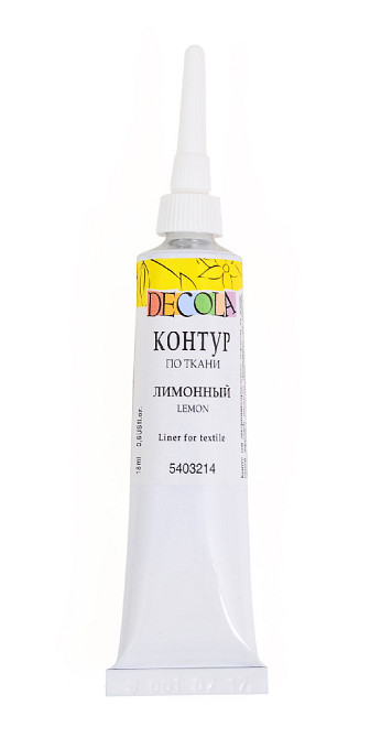 Контур по тканиніПрофесійна 352919 лимонний 18мл, шт Київ - фото 1