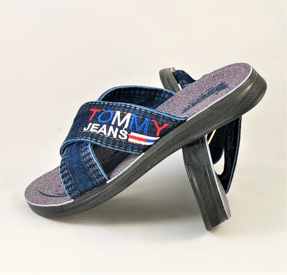 Мужские Шлёпанцы Джинсовые Тапочки Сланцы Tommy Jeans (размеры: 40) Днепр - изображение 5