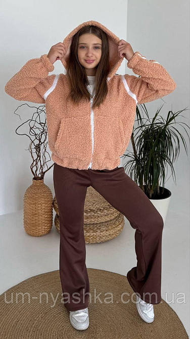 Брюки чорні теплі на велюровій основі р.122-164 Кривий Ріг - фото 6