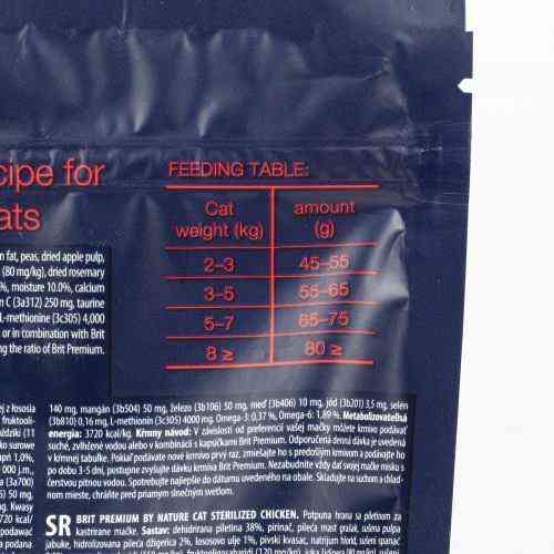 Сухой корм Brit Premium Cat by Nature Sterilised для стерилизованных кошек, с курицей, 800 г Киев