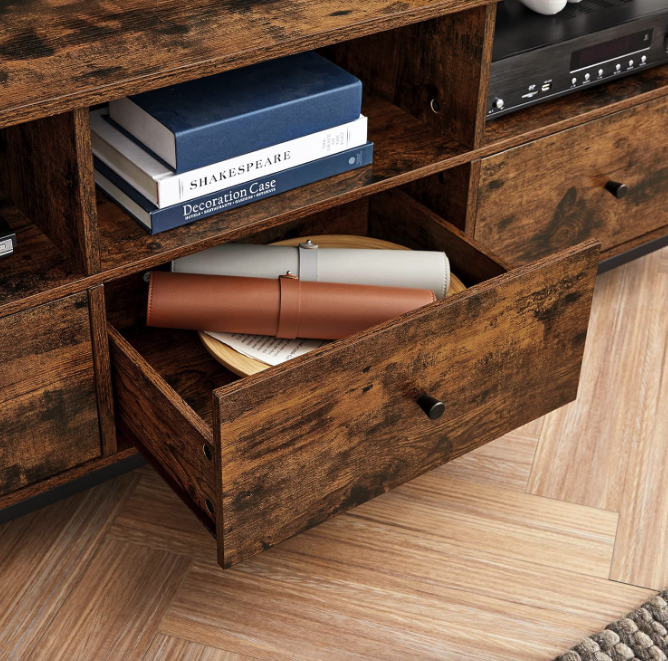 Тумба під телевізор Leobert Kamila в стилі Loft з 3 шухлядами Київ - фото 6