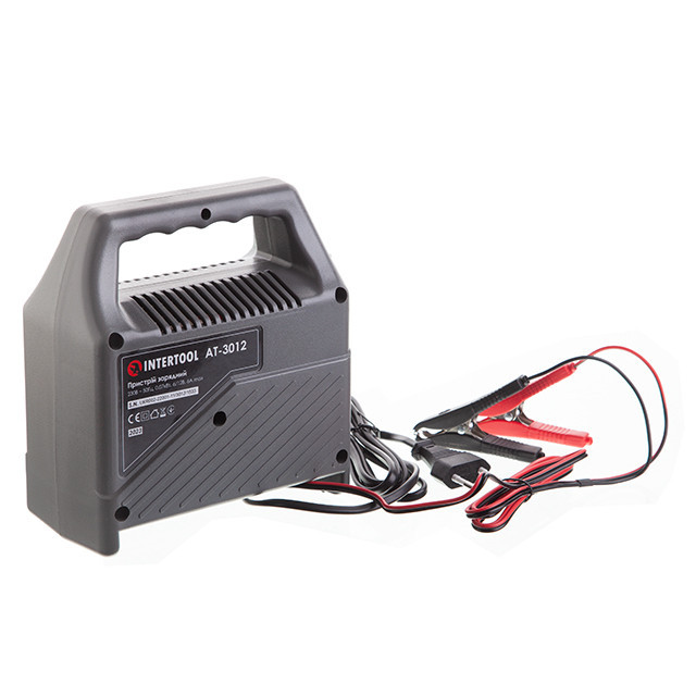 Зарядний пристрій INTERTOOL AT-3012,6/12 В, 70 Вт, 10-60 Аг - краща зарядка для автоакумуляторів до 60 Аг Івано-Франківськ - фото 3