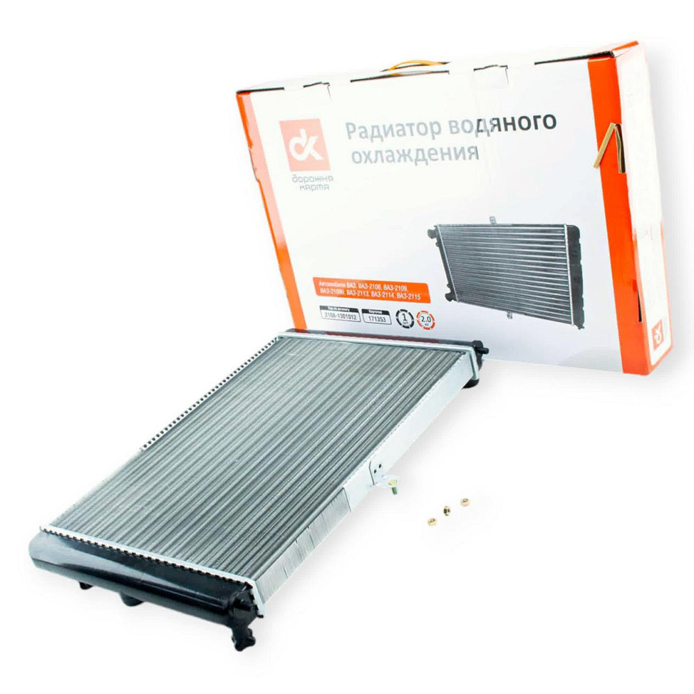 Радіатор охолодження двигуна 2108, 2109, 21099, 21082, 2113-2115 універсальний Мукачево - фото 2