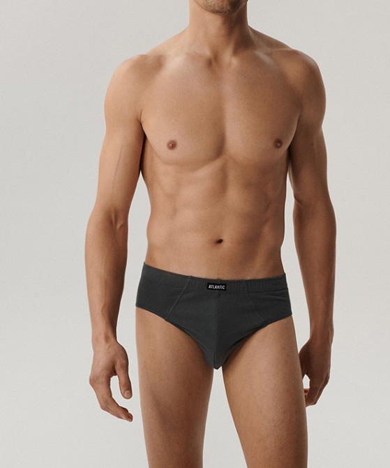 Трусы мужские классика графит Atlantic Basic 3BMP-006 XL Киев - изображение 4