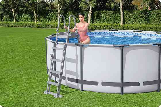 Басейн каркасний прямокутний 17в1 Bestway 56465, 549 x 274 x 122 см Київ