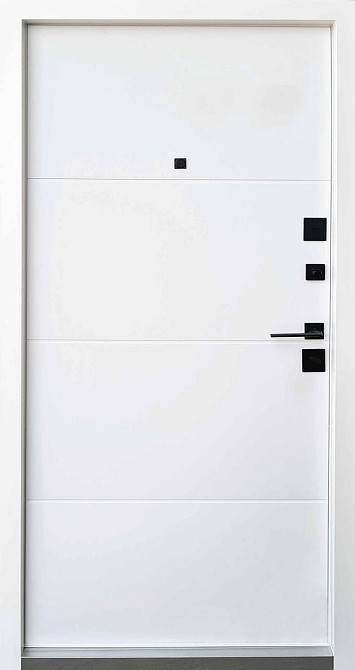 Входные двери Qdoors Ультра Аккорд-Ak дуб табак/белое дерево 850х2040 мм Киев - изображение 2