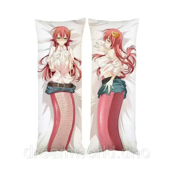 Подушка дакімакура Мія Ламія Monster Musume декоративна подушка для обіймання двостороння 40х120 Харків