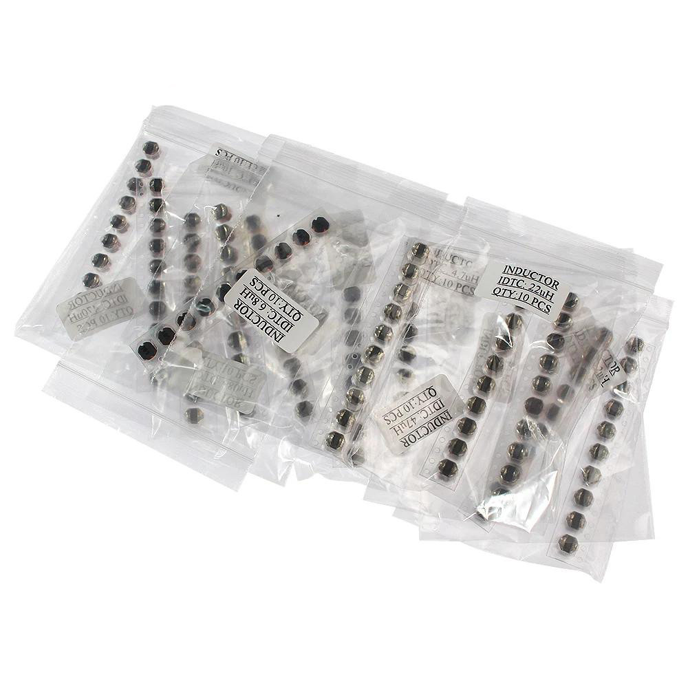 Катушки SMD CD43, 130 шт, дросселі 2.2–470 мкГн для Arduino Київ - фото 2