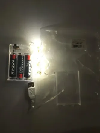 Новорічна світлодіодна лед гірлянда НА БАТАРЕЙКАХ + USB РОСА 50 LED 5 м теплий білий Київ