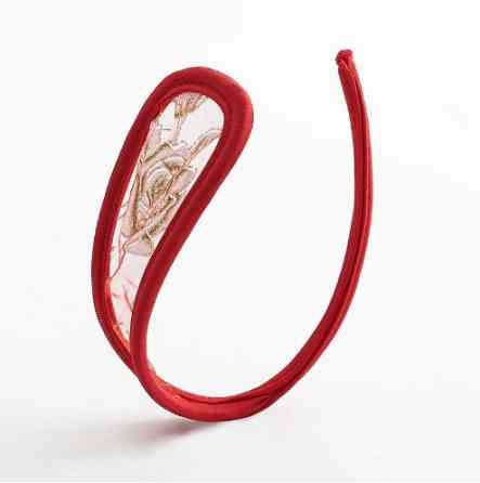 Труси без лямок з квітковим принтом універсальний червоний Київ