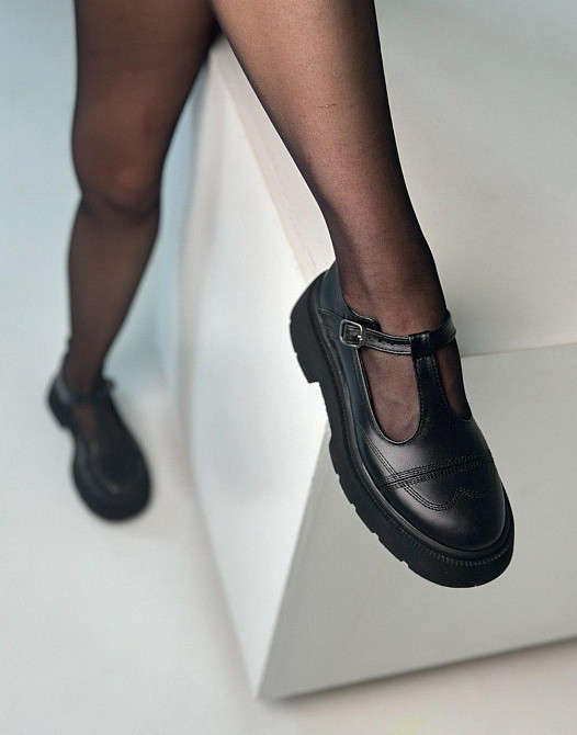 Olli Лоферы женские OLLI черные из натуральной кожи размер 36-40 (Т-40-Астра) 38 Коломыя - изображение 1