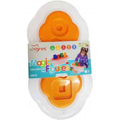 Розвиваюча іграшка Tigres Магічні фігурки 20 елементів (помаранчевий) (39518) Вінниця