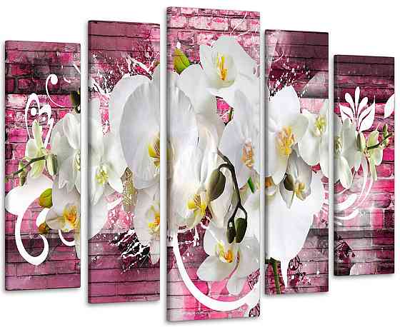 Модульна картина Квіти Абстракція Art-211_5 Київ