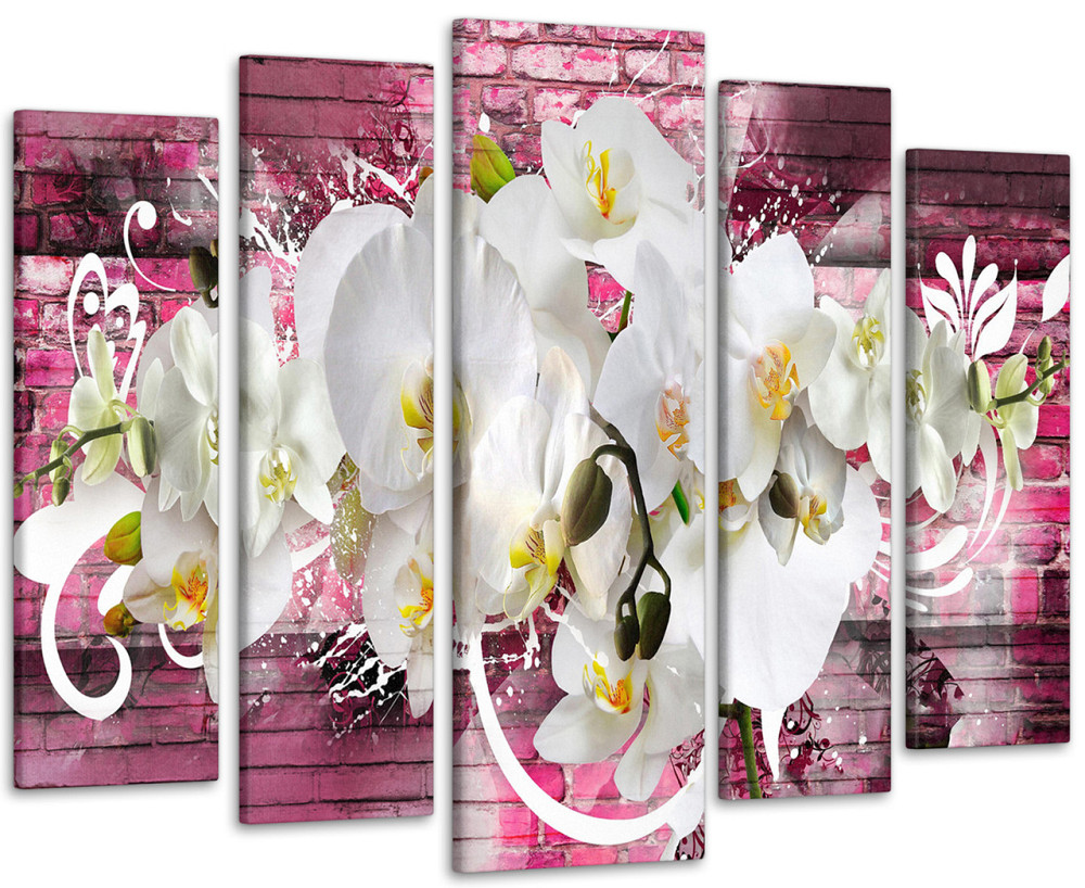 Модульна картина Квіти Абстракція Art-211_5 Київ - фото 1