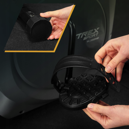 Велотренажер магнітний TX-350MB домашній компактний тренажер для дому кардіо та фітнес тренувань СІРИЙ Київ