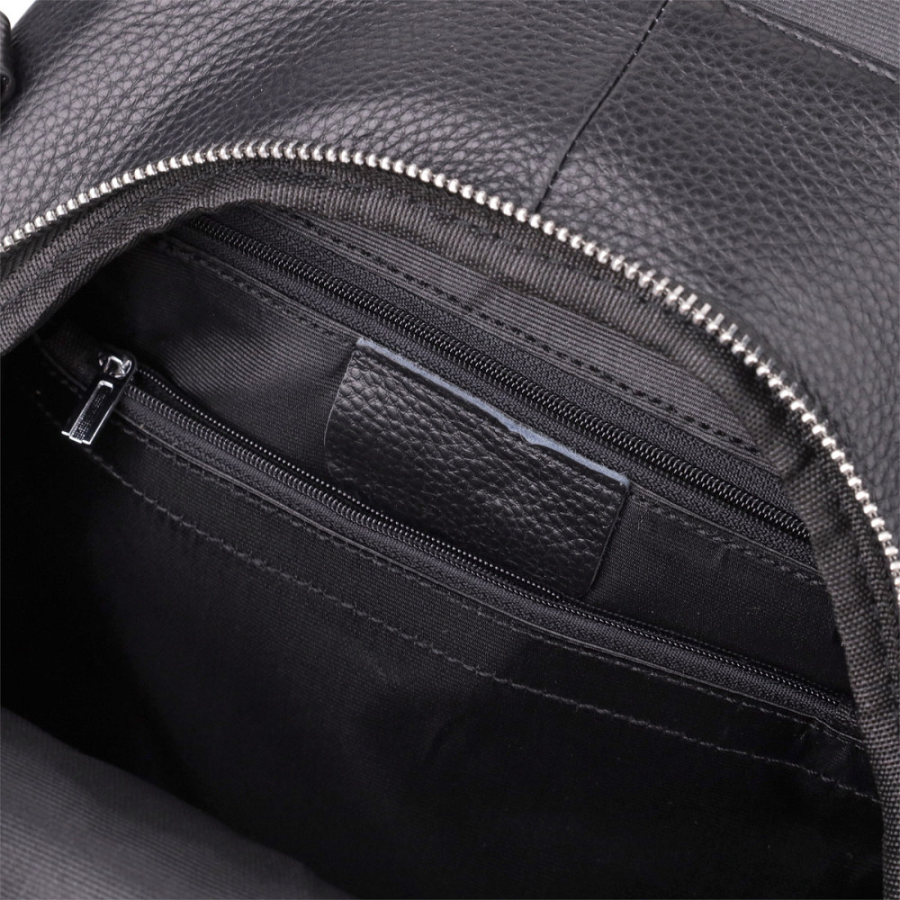 Жіночий рюкзак з натуральної шкіри Vintage 23056 Чорний Київ - фото 7