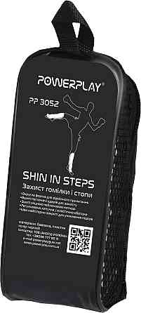 Захист гомілки і стопи PowerPlay 3052 Чорно-Червоний XL Кам'янське