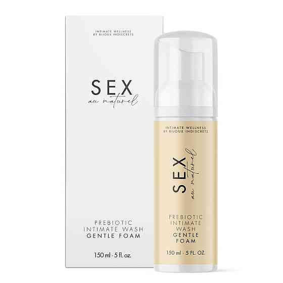 Піна для інтимної гігієни Bijoux Indiscrets Sex Au Naturel Prebiotic Intimate Wash Gentle Foam 150мл Sex Aura Київ