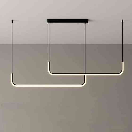 VALESO Люстра підвісна світлодіодна акрилова VALESO 2023199 BK+WT Киев