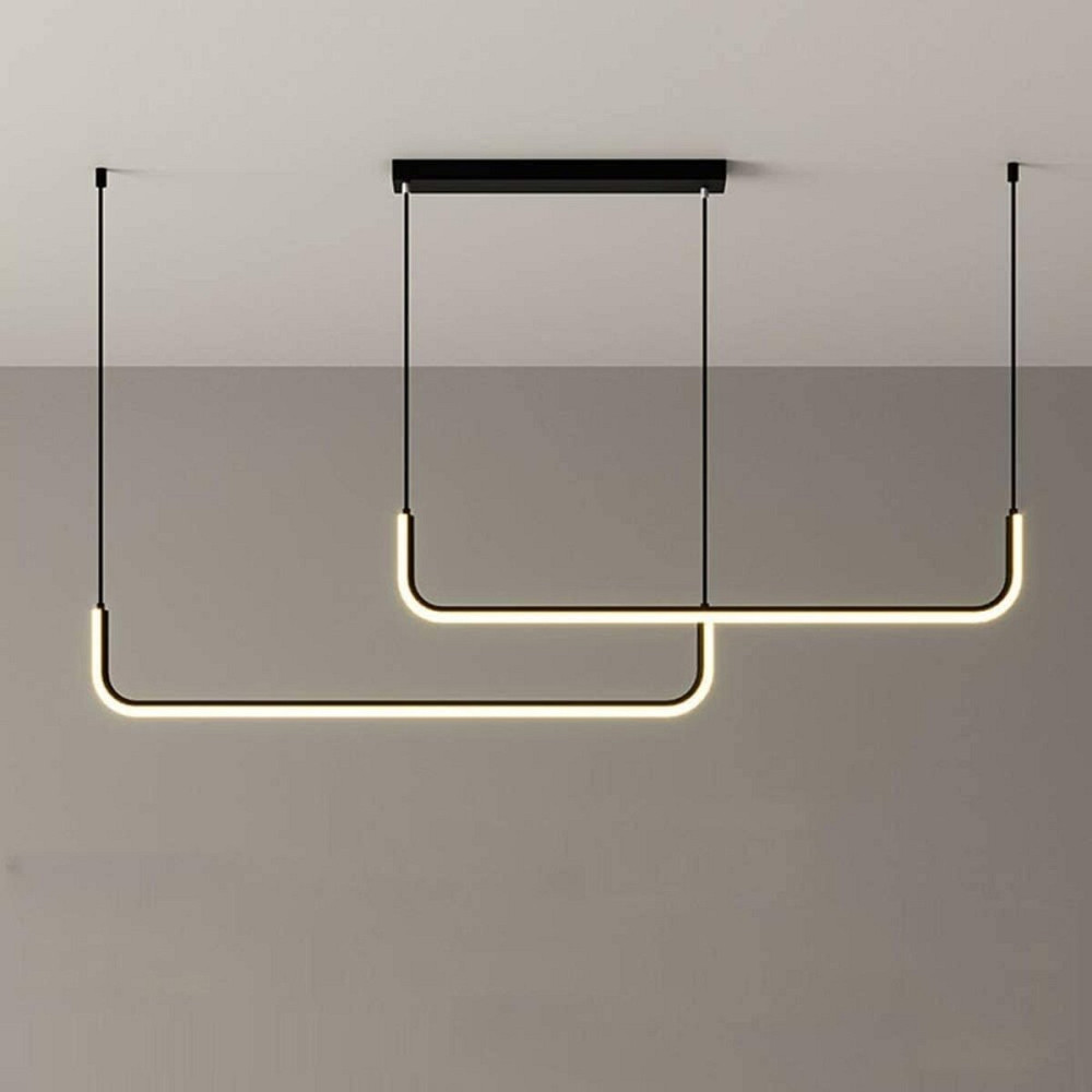 VALESO Люстра підвісна світлодіодна акрилова VALESO 2023199 BK+WT Киев - изображение 5