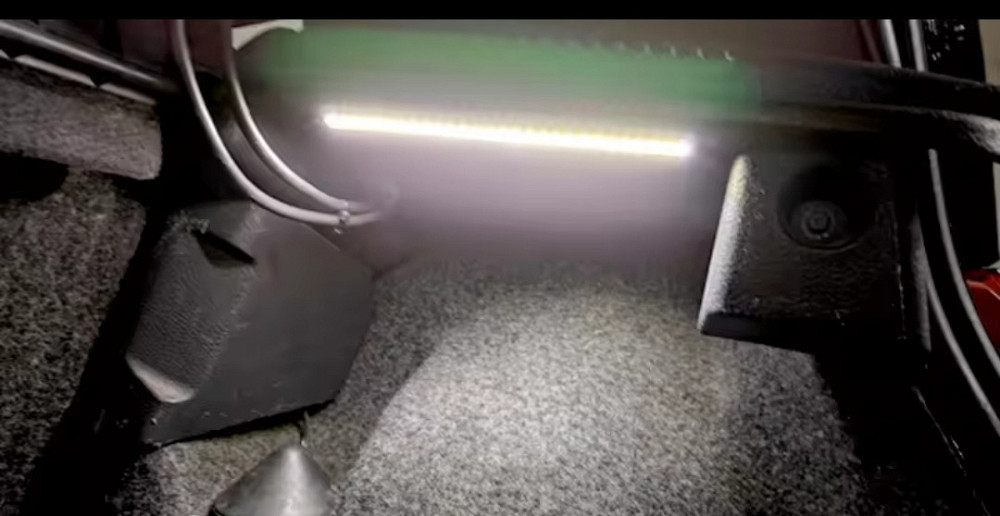 Світлодіодна автомобільна led стрічка протитуманні ходові вогні COB 12v 17 см білий Київ - фото 7