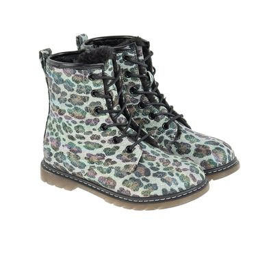 Утеплені черевики для лівчат з леопардовим принтом CoolClub розмір 32 - 21.3см Луцьк - фото 1
