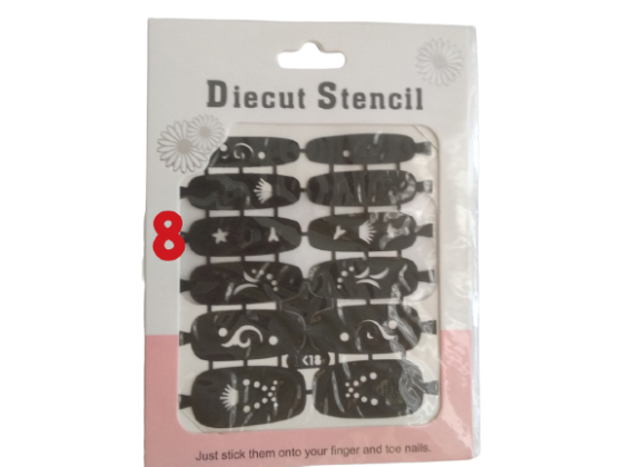 Трафарет для дизайна ногтей Киев