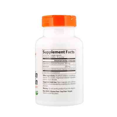 Витаминно-минеральный комплекс Doctor's Best Кверцетин и Бромелайн, Quercetin Bromelain, 180 капсул (DRB-00029) Винница