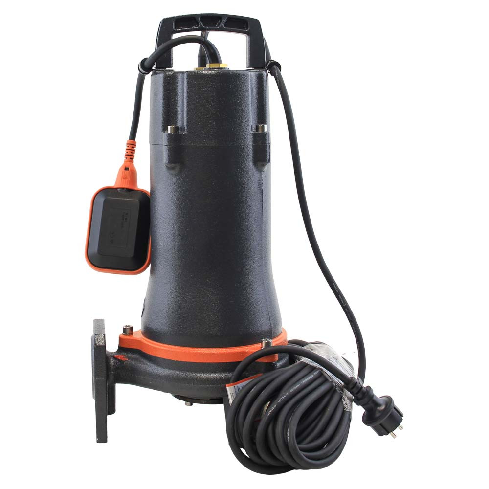 LEO Насос канализационный 1.1кВт Hmax 18м Qmax 140л/мин (с режущим механизмом) LEO 3.0 32SWPm3. Коломия - фото 8