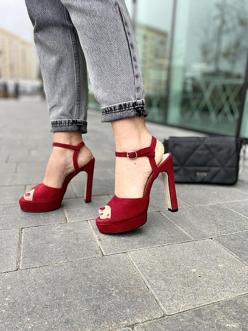 Nivelle Босоніжки жіночі NIVELLE 1825/9510-12004 червоні (літо, замша натуральна) (3718) лише 3 Коломия - фото 3